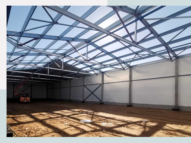 Строительство сенохранилищ в Стрежевом