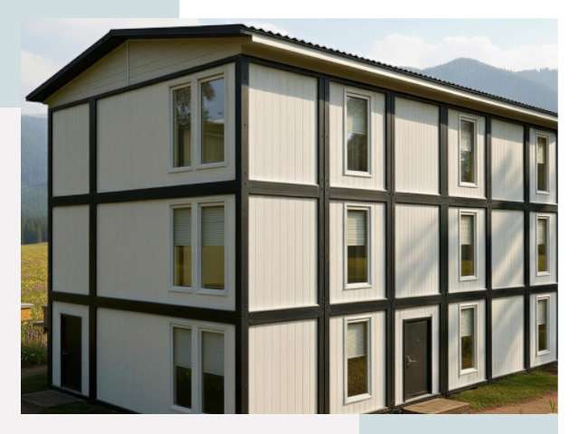 Модульные общежития в Стрежевом