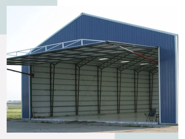 Прямо стенные ангары в Стрежевом