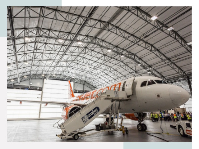 Авиационные ангары в Стрежевом