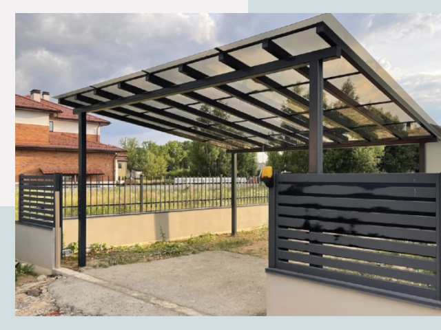 Металлические навесы в Стрежевой от 612 руб. за м²