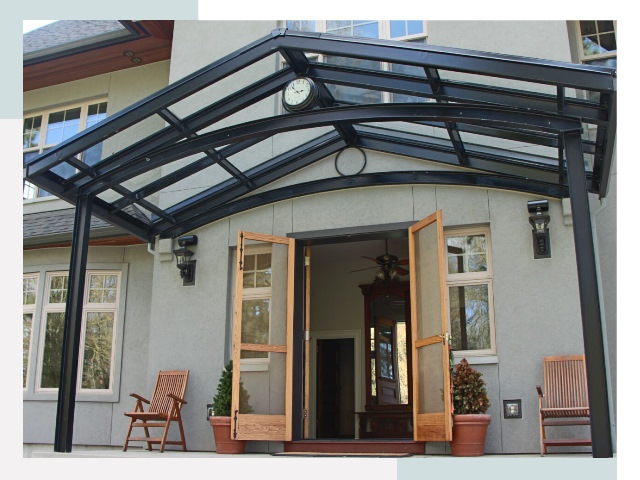 Козырьки металлические в Стрежевом