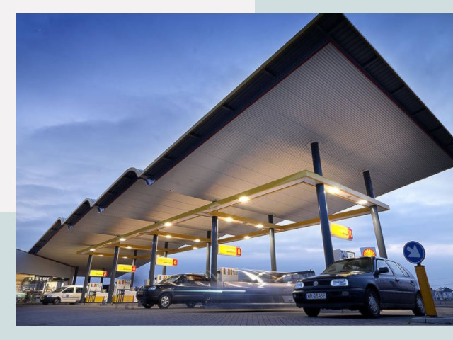 Навесы для АЗС в Стрежевой от 612 руб. - Защита и комфорт