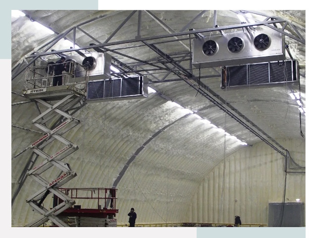 Оснащение ангаров в Стрежевом