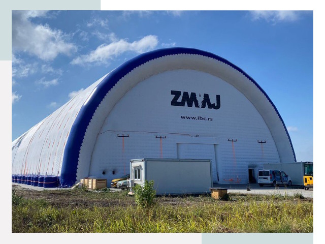 Брендирование ангаров в Стрежевом