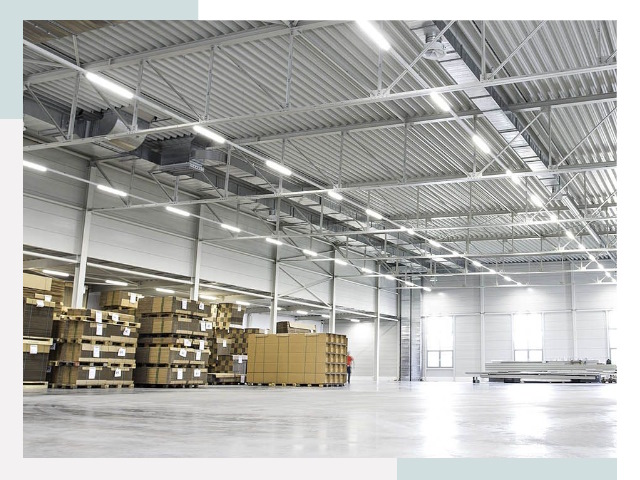 Освещение ангаров в Стрежевом