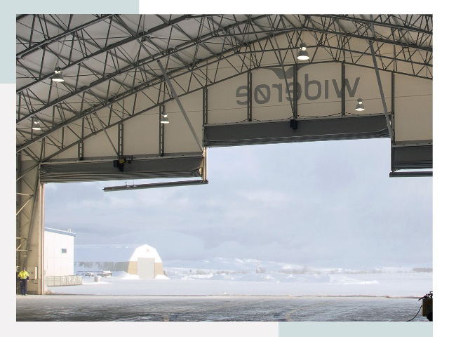 Ворота для ангаров в Стрежевом