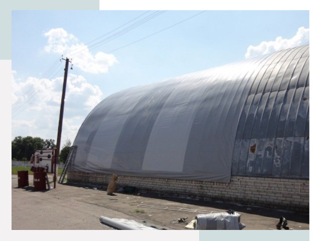 Ремонт ангаров в Стрежевом