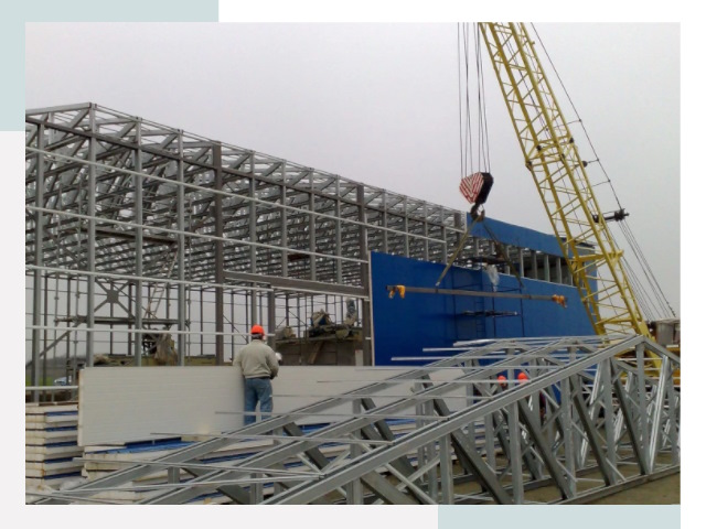 Монтаж ангаров в Стрежевом