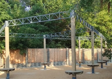 Терраса из металлоконструкций под ключ, проектирование, изготовление и монтаж от СтальСтрой-Стж